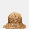 Sombrero de paja estilo boho color tostado Sombrero de paja estilo boho color tostado