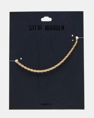 Tobillera con cadena tipo cuerda dorada Tobillera con cadena tipo cuerda dorada
