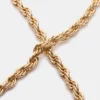 Tobillera con cadena tipo cuerda dorada Tobillera con cadena tipo cuerda dorada