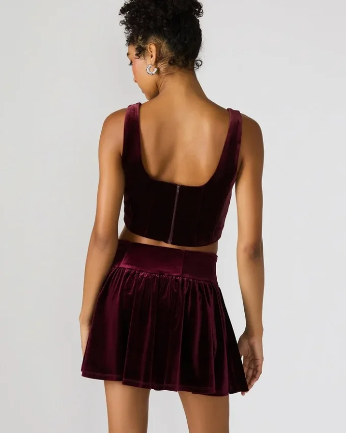 Top Aryanna color vino Top Aryanna color vino
