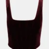 Top Aryanna color vino Top Aryanna color vino
