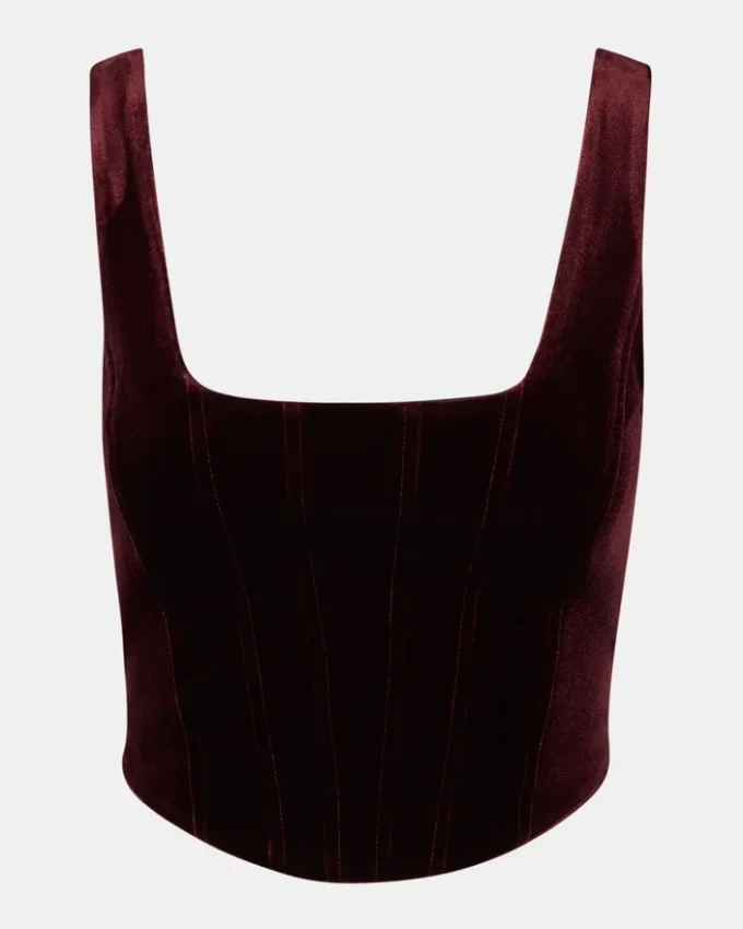 Top Aryanna color vino Top Aryanna color vino