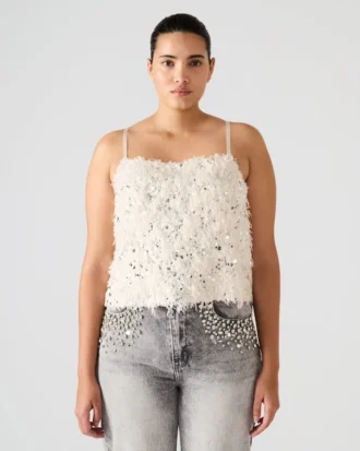 Top Blakelyn Feather en color marfil