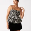 Top Bodi Negro Multicolor Top Bodi Negro Multicolor