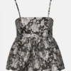 Top Bodi Negro Multicolor Top Bodi Negro Multicolor