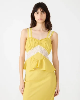 Top Cinthia Golden Lime