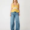 Top Cinthia Golden Lime Top Cinthia Golden Lime