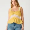 Top Cinthia Golden Lime Top Cinthia Golden Lime