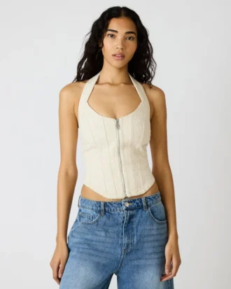 Top corsé Natasha Natural