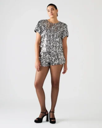 Top Cressa plateado