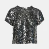 Top Cressa plateado Top Cressa plateado