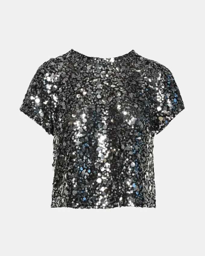 Top Cressa plateado Top Cressa plateado