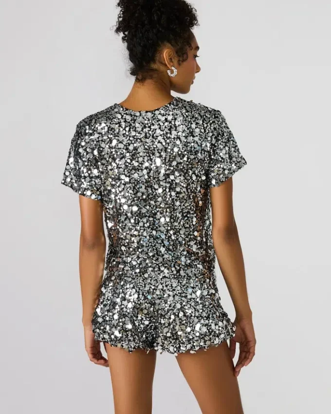Top Cressa plateado Top Cressa plateado