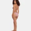 Top de bikini Chevron Brillos morado Top de bikini Chevron Brillos morado