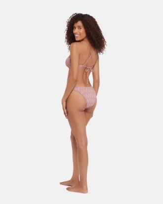 Top de bikini Chevron Brillos morado Top de bikini Chevron Brillos morado