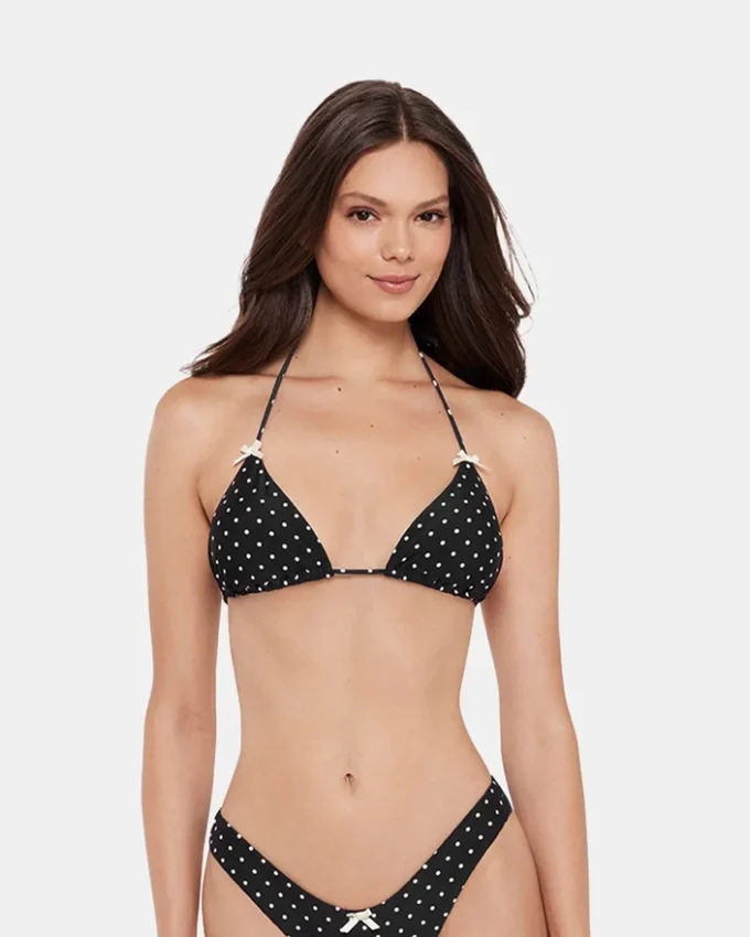 Top de bikini Darling Dot negro multicolor Top de bikini Darling Dot negro multicolor