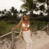 Cubrebikini de ganchillo Pearl