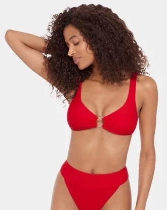 Top de bikini Sleek ‘N Chic Cherry