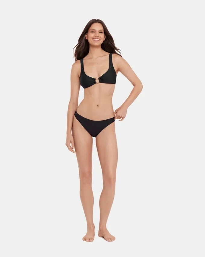 Partes de abajo de bikini Sleek ‘N Chic en negro Partes de abajo de bikini Sleek ‘N Chic en negro