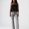Top de lentejuelas Blakelyn negro Top de lentejuelas Blakelyn negro