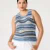 Top Hannah azul multicolor Top Hannah azul multicolor