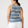 Top Hannah azul multicolor Top Hannah azul multicolor