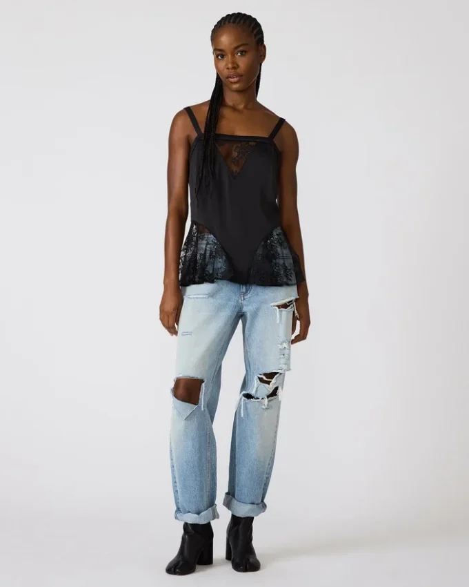 Top Leonorah Negro Top Leonorah Negro