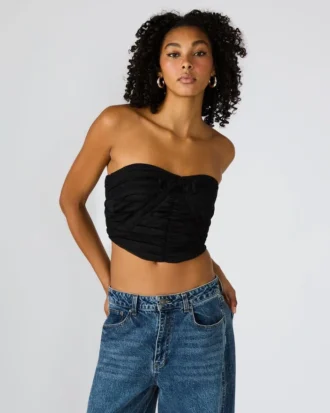 Top Martine Negro
