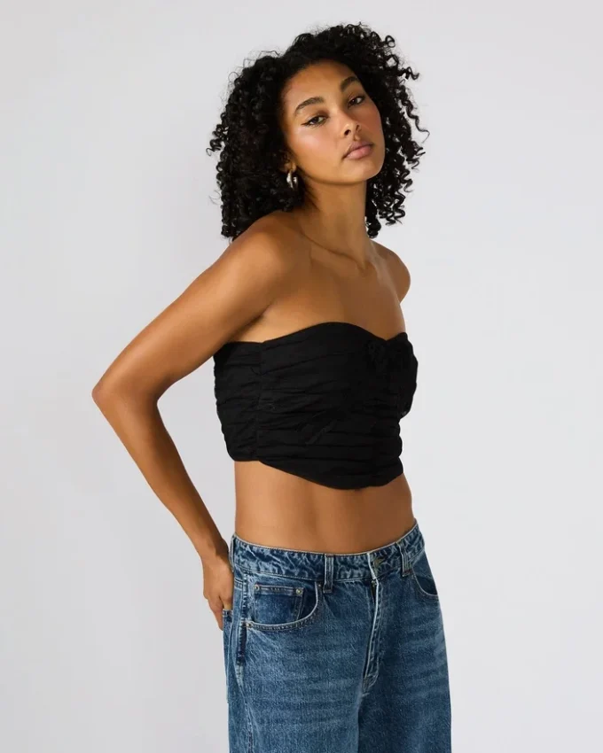 Top Martine Negro Top Martine Negro