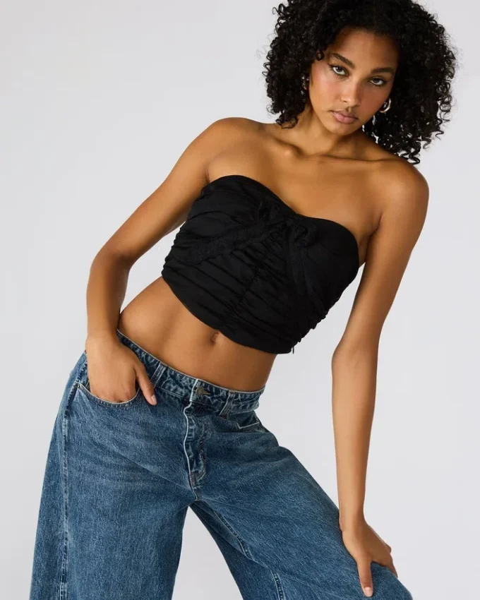 Top Martine Negro Top Martine Negro