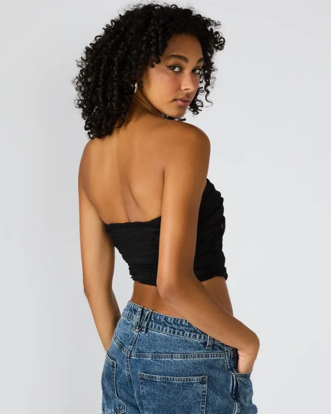 Top Martine Negro Top Martine Negro