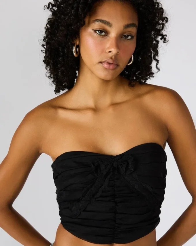 Top Martine Negro Top Martine Negro