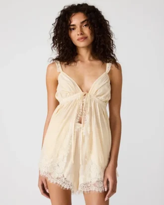 Top Mazie Blanco abedul