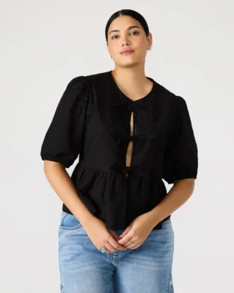 Top Paula Negro