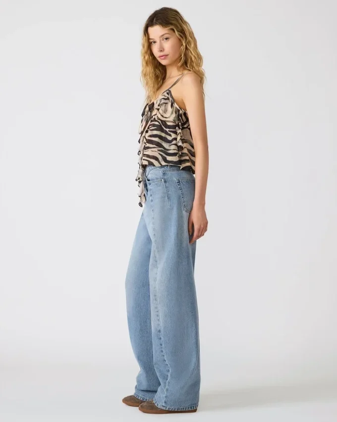 Top Roue Caramel Zebra Top Roue Caramel Zebra