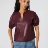 Top Roxanne color vino Top Roxanne color vino