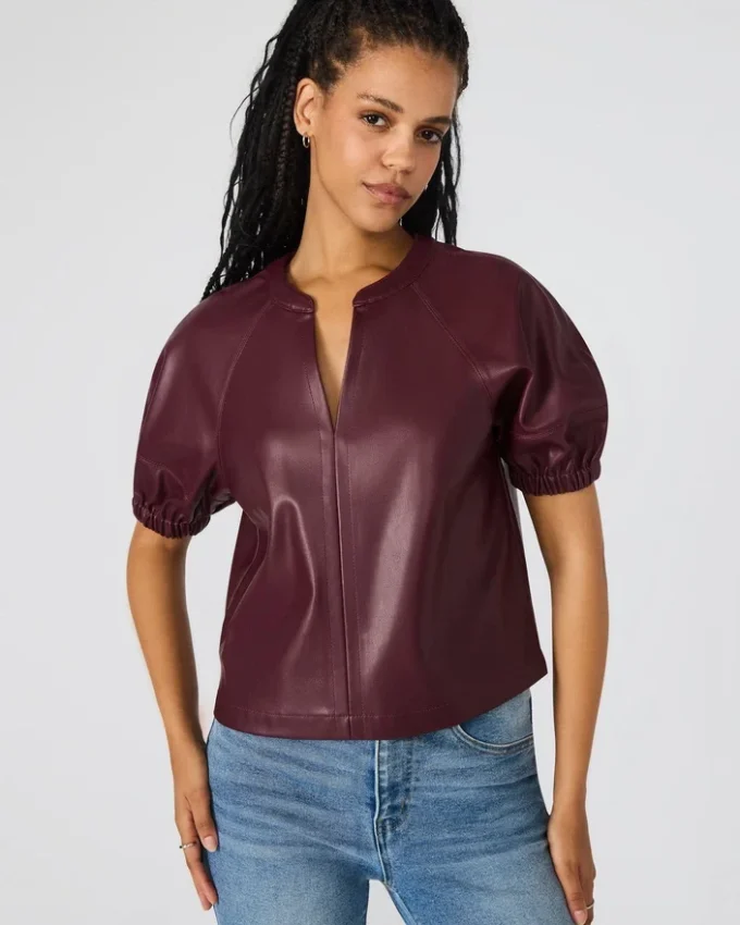Top Roxanne color vino Top Roxanne color vino