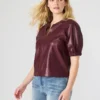 Top Roxanne color vino Top Roxanne color vino