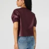 Top Roxanne color vino Top Roxanne color vino