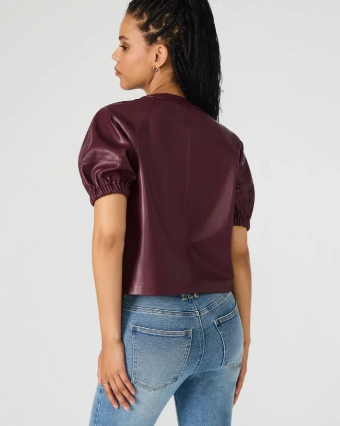 Top Roxanne color vino Top Roxanne color vino