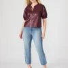 Top Roxanne color vino Top Roxanne color vino