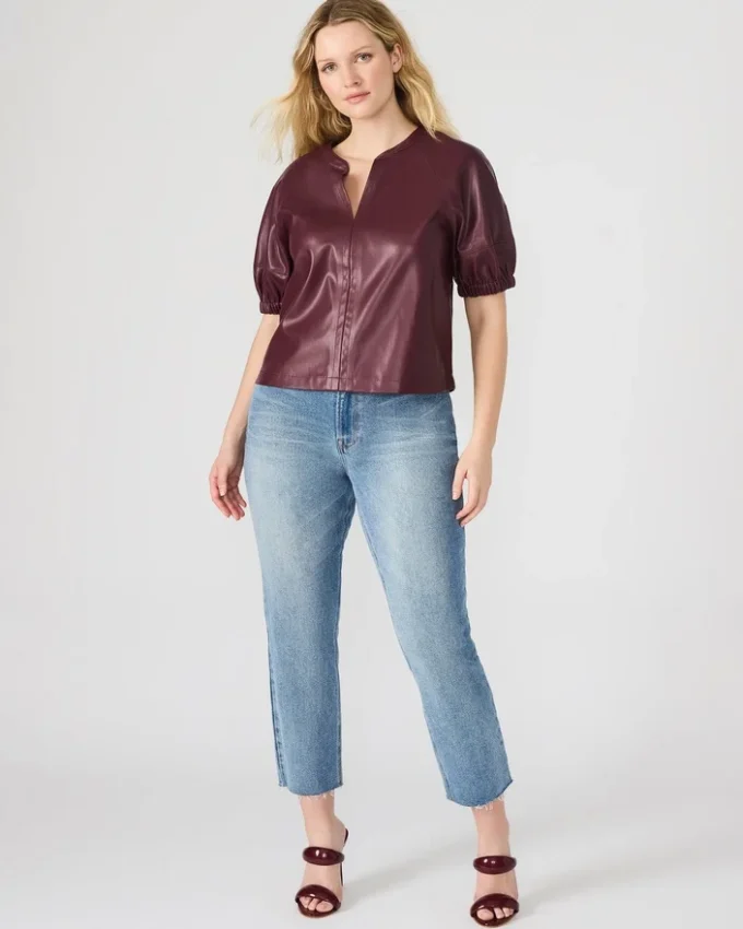 Top Roxanne color vino Top Roxanne color vino
