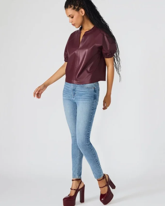Top Roxanne color vino Top Roxanne color vino