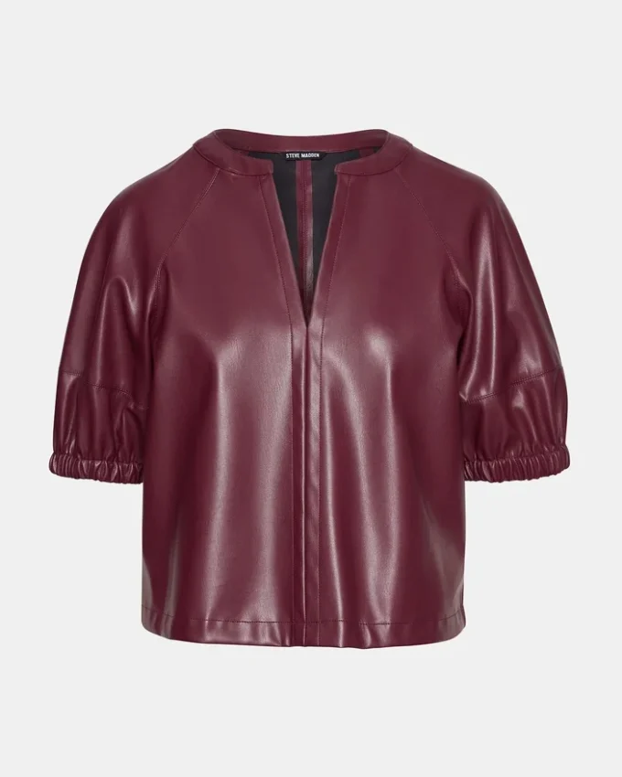 Top Roxanne color vino Top Roxanne color vino