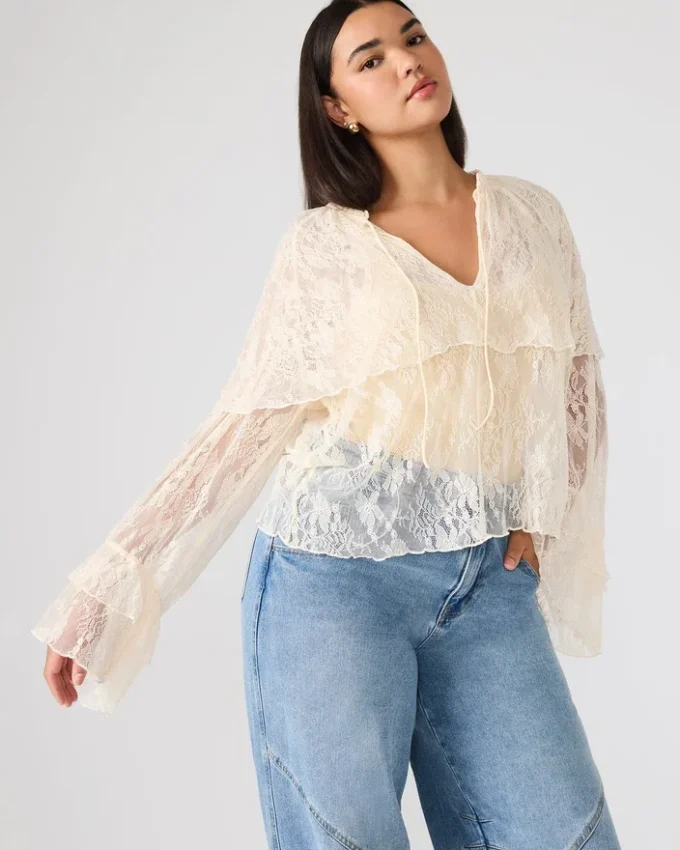 Top Saylor color crema Top Saylor color crema