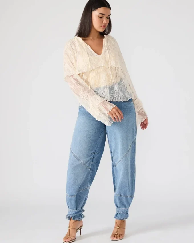 Top Saylor color crema Top Saylor color crema