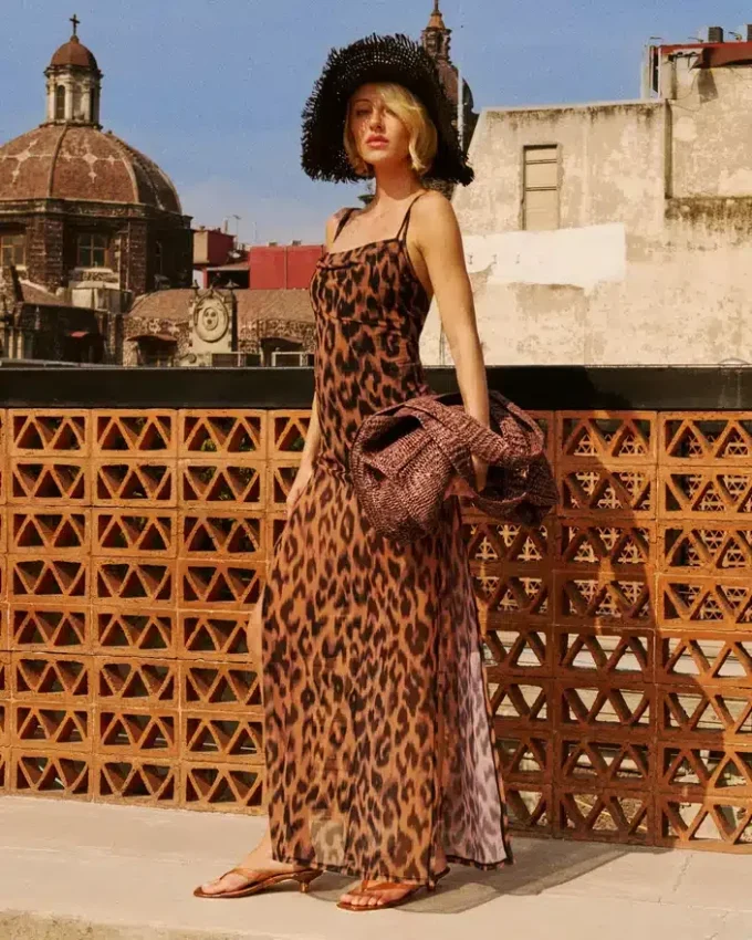 Cubrebikini Static Leopard Natural