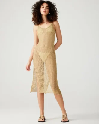 Vestido Anisha Dorado