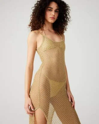 Vestido Anisha Dorado