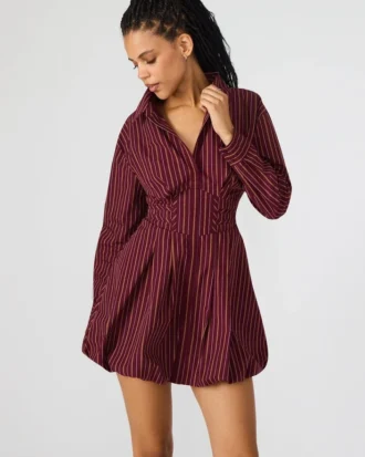 Vestido Arielle color vino